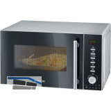 SEVERIN Stand-Mikrowelle MW 7773 mit Grill und Hei�luft Schwarz-Silber