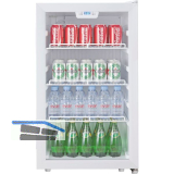 SILVA Stand-Getr�nkek�hlschrank G-KS 1696 mit Glast�r Wei�