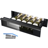 DOMETIC Einbau-Weinschublade DrawBar 5C, transparentes Isolierglas, 140 mm