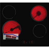 AMICA Kochfeld KMC 7B44 500 C Glaskermamik Strahlungsheizung autark