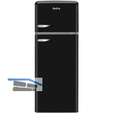 AMICA Retro Stand-K�hl-Gefrierkombination Top Freezer KGC 15637 MS Matt Schwarz