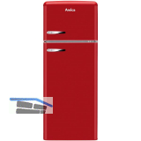 AMICA Retro Stand-K�hl-Gefrierkombination Top Freezer KGC 15630 R Rot