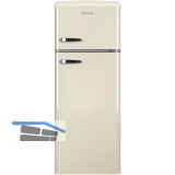AMICA Retro Stand-K�hl-Gefrierkombination Top Freezer KGC 15635 B Creme