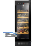 AMICA Unterbau-Weink�hlschrank WK 341 115 S Schwarz, 820 mm