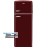 AMICA Retro Stand-K�hl-Gefrierkombination Top Freezer KGC 15631 R Weinrot