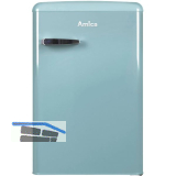 AMICA Retro Stand-K�hlschrank KS 15612 T mit Gefrierfach T�rkisblau