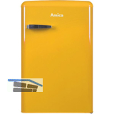 AMICA Retro Stand-K�hlschrank KS 15613 Y mit Gefrierfach Gelb