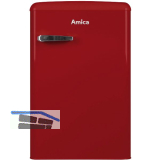 AMICA Retro Stand-K�hlschrank VKS 15620-1 R Rot