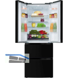 AMICA French Door K�hl-Gefrierkombination KGCN 388 180 SW Schwarz