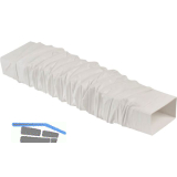 OPTIMAIRO Adapter flexibel 111 x 54 Kunststoff wei�