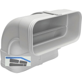 OPTIMAIRO Flachkanalbogen 90� senkrecht 175 x 80 Kunststoff wei�