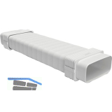 OPTIMAIRO Adapter flexibel 175 x 80 Kunststoff wei�