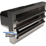 OPTIMAIRO Au�engitter 175 x 80 Edelstahl