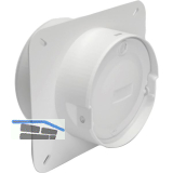 OPTIMAIRO Maueranschluss-Stutzen NW 100 Kunststoff Wei�