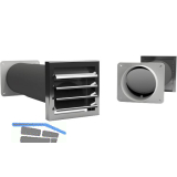 OPTIMAIRO Mauerkasten NW 150 Kunststoff wei�/Edelstahl