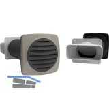 OPTIMAIRO Thermo-Mauerkasten Aeroboy Eco 222 x 89 Kunststoff anthrazit/grau