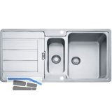 SOLIDO 2D-Sp�le HDX 254, 965 x 510 mm Edelstahl, reversibel