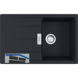 SOLIDO 2D-Sp�le Centro CNG 611-78, 780 x 500 reversibel, Schwarz matt