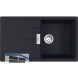 SOLIDO 2D-Sp�le Centro CNG 611-86, 860 x 500 reversibel, Schwarz matt