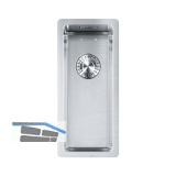 FRANKE 3D-Sp�le Box BXX 210/110-16 Edelstahl mit Druckknopf