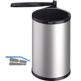 BLANCO Einbau-Abfallsammler Singolo XL KB 400 mm 20 Liter Silber/Anthrazit