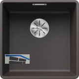 BLANCO fl�chenb�ndige Sp�le Serie Subline 400-F, Felsgrau