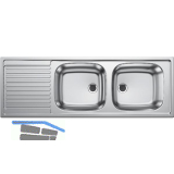 SOLIDO Einbausp�le NDT/1, 1235 x 435 mm Edelstahl