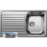 SOLIDO Einbausp�le Tipo 45 S Edelstahl naturfinish, ohne Ablauffernbedienung