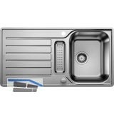 BLANCO 2D-Sp�le Lantos 5 S-IF Edelstahl, reversibel