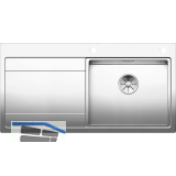 BLANCO 2D-Sp�le Divon II 5 S-IF Tropfteil links, Edelstahl