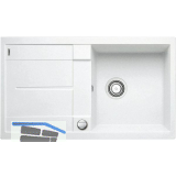 BLANCO Einbausp�le Metra 5 S Wei� mit Drehknopfgarnitur, reversibel