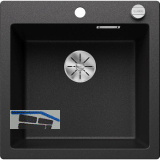 BLANCO Einbausp�le Pleon 5 mit Drehknopfgarnitur, Anthrazit