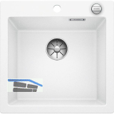 BLANCO Einbausp�le Pleon 5 mit Drehknopfgarnitur, Wei�