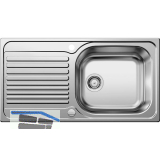 BLANCO Einbausp�le Tipo XL 6 S Edelstahl Naturfinish mit AF, reversibel