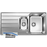 BLANCO 2D-Sp�le Lemis 6 S-IF Edelstahl reversibel