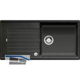 BLANCO Einbausp�le Zia XL 6 S Anthrazit mit Drehknopfgarnitur, reversibel
