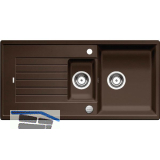 BLANCO Einbausp�le Zia 6 S Cafe mit Drehknopfgarnitur, reversibel