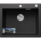 BLANCO Einbausp�le Pleon 6 mit Drehknopfgarnitur, Anthrazit