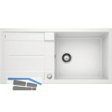 BLANCO Einbausp�le Metra XL 6 S Wei� mit Drehknopfgarnitur, reversibel
