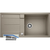 BLANCO Einbausp�le Metra XL 6 S Tartufo mit Drehknopfgarnitur, reversibel