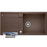 BLANCO Einbausp�le Metra XL 6 S Cafe mit Drehknopfgarnitur, reversibel