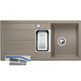 BLANCO Einbausp�le Metra 6 S Tartufo mit Drehknopfgarnitur, reversibel