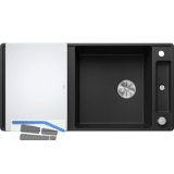 BLANCO fl�chenb�ndige Sp�le Axia III XL 6 S-F Anthrazit inkl. Glas Schneidbrett