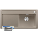 BLANCO Einbausp�le Zenar XL 6 S Tartufo, Tropfteil links