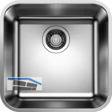 BLANCO Unterbau-Sp�le Supra 400-U, Edelstahl