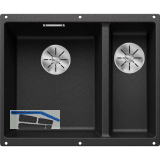 BLANCO Unterbau-Sp�le Subline 340/160-U Restebecken rechts, Anthrazit