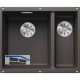 BLANCO Unterbau-Sp�le Subline 340/160-U Restebecken rechts, Felsgrau