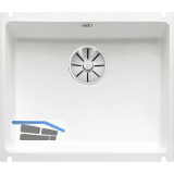 BLANCO Unterbau-Sp�le Subline 500-U, Kristallwei�