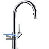 BLANCO K�chenarmatur Carena-S mit Schlauchauszug 520767 druckfest Chrom