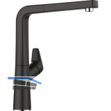 BLANCO K�chenarmatur Avona-S 521278 druckfest Anthrazit/Chrom